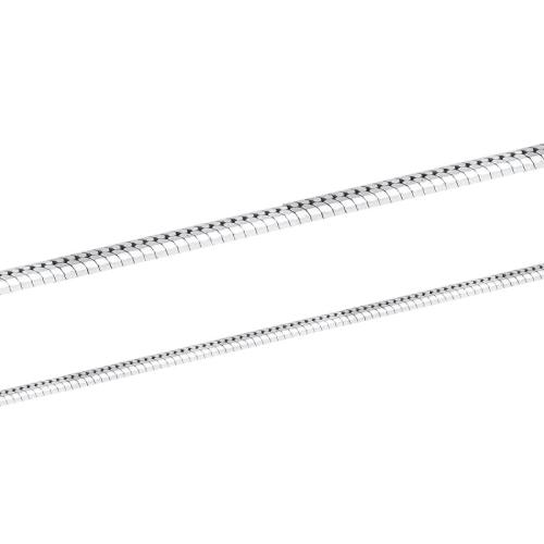 925 Sterling Silver Chains, DIY & different size for choice & snake chain, silver color, Sold By m