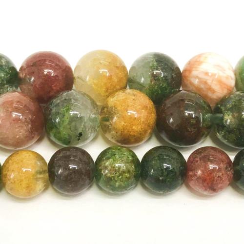 Natural Quartz Jewelry Beads, Phantom Quartz, Round, polished, DIY & different size for choice, multi-colored, Sold Per Approx 38 cm Strand