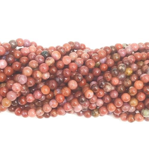 Agate Beads, Round, polished, DIY & different size for choice, mixed colors, Sold Per Approx 38 cm Strand