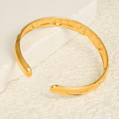 Stainless Steel Bangle, 304 Stainless Steel, plated, Adjustable & for woman, more colors for choice, Sold By PC