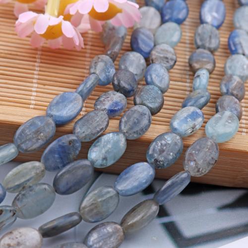 Natural Quartz Jewelry Beads, Kyanite, DIY, blue, 8x12mm, 30PCs/Strand, Sold By Strand