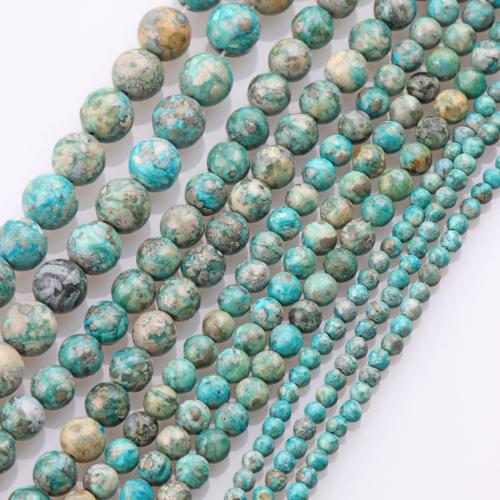 Turquoise Beads, Round, DIY & different size for choice, more colors for choice, Sold By Strand