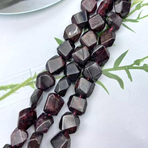 Natural Garnet Beads, DIY, 12mm, Sold By Strand