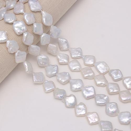 Cultured Baroque Freshwater Pearl Beads, DIY, white, 17mm, Sold Per 41 cm Strand