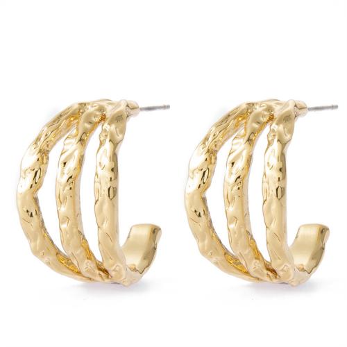 Brass Stud Earring, plated, for woman, more colors for choice, 25mm, Sold By Pair