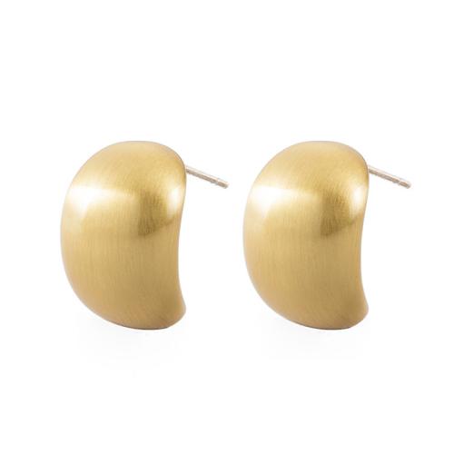 Brass Stud Earring, plated, for woman, more colors for choice, 13mm, Sold By Pair