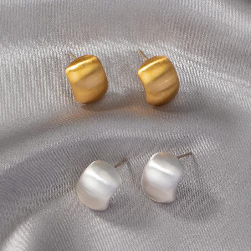 Brass Stud Earring, plated, for woman, more colors for choice, 17mm, Sold By Pair