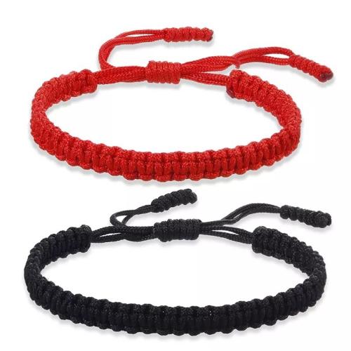 Chain Woven Bracelets, Polyamide, folk style & Unisex, more colors for choice, Sold By PC