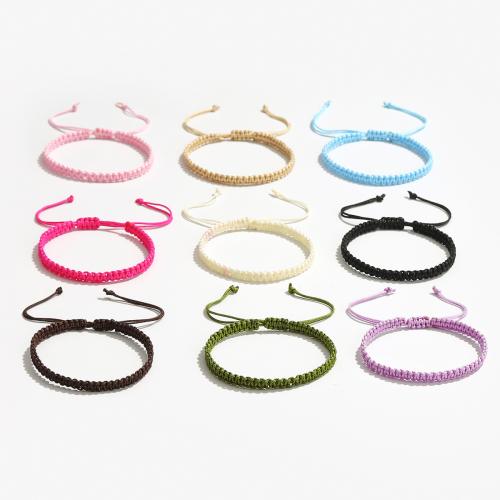 Chain Woven Bracelets, Polyamide, Bohemian style & Unisex, more colors for choice, Sold By PC