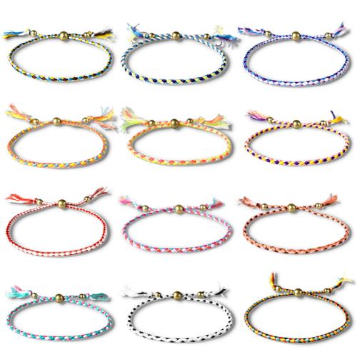 Tibetan Style Bracelet, with Polyester, Bohemian style & Unisex & different styles for choice, more colors for choice, Sold By PC