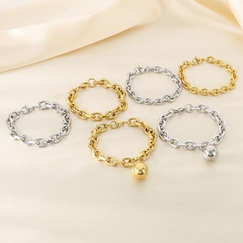 Stainless Steel Jewelry Bracelet, 304 Stainless Steel, Vacuum Ion Plating, different styles for choice & for woman, more colors for choice, Sold By PC