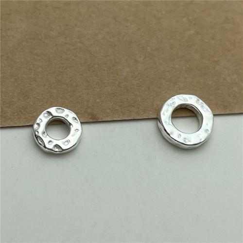 Gasket, 925 Sterling Silver, DIY & different size for choice, Sold By PC