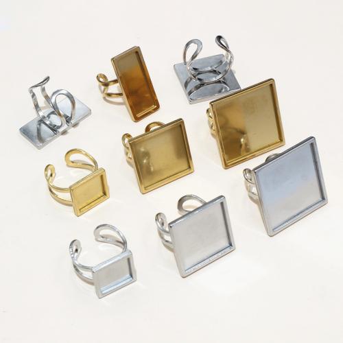 304 Stainless Steel Bezel Ring Base, DIY & different size for choice, more colors for choice, 5PCs/Bag, Sold By Bag