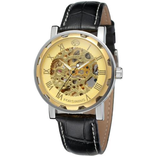 Reloj de Pulsera para Hombre, Vidrio, con Cuero de PU, Resistente al agua de la vida & Joyería & movimiento chino, más colores para la opción, longitud:aproximado 24 cm, Vendido por UD