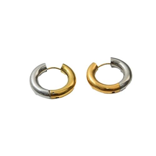 Stainless Steel Huggie Hoop Earring, 304 Stainless Steel, fashion jewelry & for woman, 24x23mm, Sold By Pair