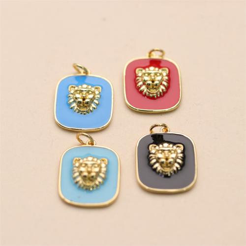 Brass Jewelry Pendants, gold color plated, DIY & enamel, more colors for choice, nickel, lead & cadmium free, 24.50x16mm, Sold By PC