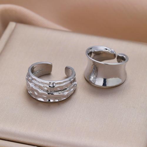 Tibetan Style Ring Set, plated, 2 pieces & fashion jewelry & for woman, original color, Sold By Set