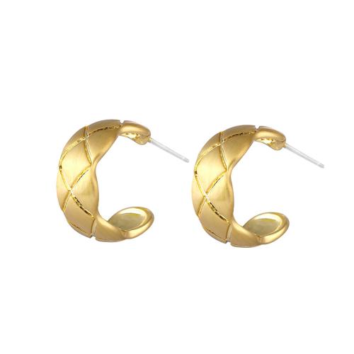 Brass Stud Earring, plated, for woman, more colors for choice, 20mm, Sold By Pair