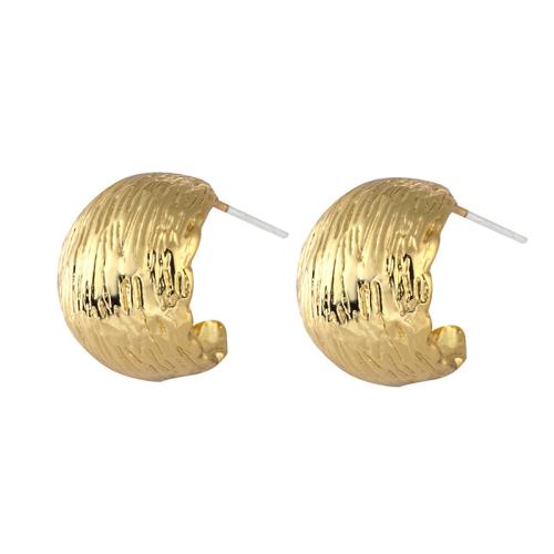 Brass Stud Earring, plated, for woman, more colors for choice, 17mm, Sold By Pair