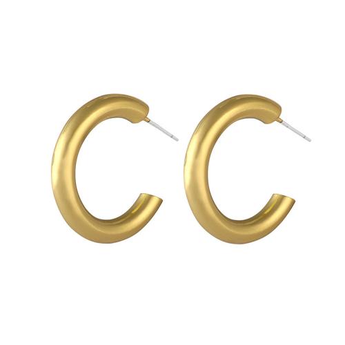 Brass Stud Earring, plated, for woman, more colors for choice, 28mm, Sold By Pair