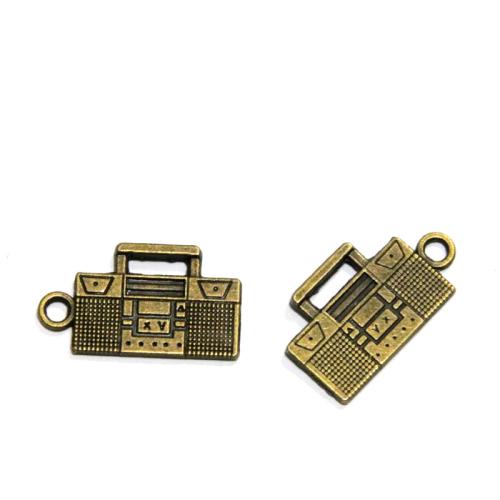 Tibetan Style Pendants, Recorder, antique bronze color plated, DIY, 23x13mm, 40PCs/Bag, Sold By Bag