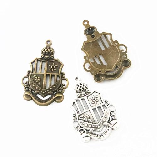 Tibetan Style Pendants, antique bronze color plated, DIY, 28x19mm, 100PCs/Bag, Sold By Bag