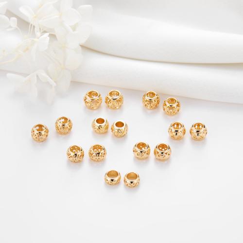 Brass Spacer Bead, gold color plated, DIY & different size for choice, more colors for choice, nickel, lead & cadmium free, Sold By PC