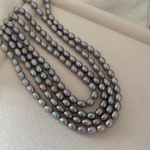 Cultured Rice Freshwater Pearl Beads, DIY, about:6.5-7mm, Sold Per Approx 38 cm Strand