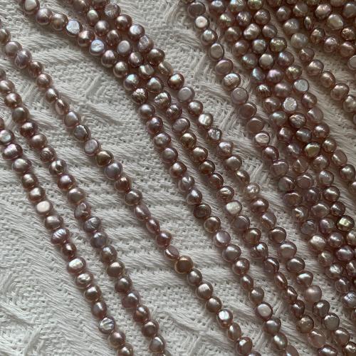 Keshi Cultured Freshwater Pearl Beads, DIY, purple, about:4-5mm, Sold Per Approx 38 cm Strand