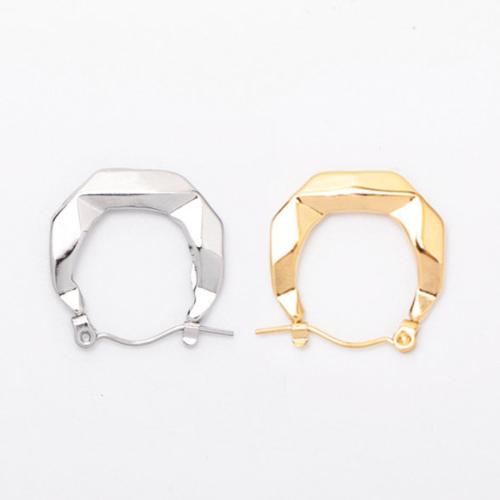 Stainless Steel Lever Back Earring, 304 Stainless Steel, Vacuum Ion Plating, fashion jewelry & for woman, more colors for choice, 18x18mm, Sold By Pair