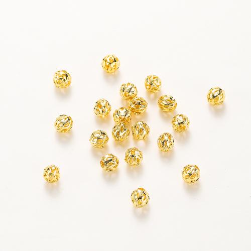 Brass Jewelry Beads, plated, DIY & different size for choice, more colors for choice, 20PCs/Bag, Sold By Bag