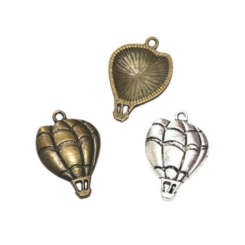 Tibetan Style Pendants, Hot Balloon, plated, DIY, more colors for choice, 25x17.30mm, 100PCs/Bag, Sold By Bag