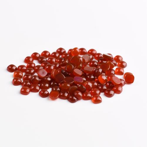 Agate Cabochon, Red Agate, Cushion, polished, DIY, 4x4mm, Sold By PC