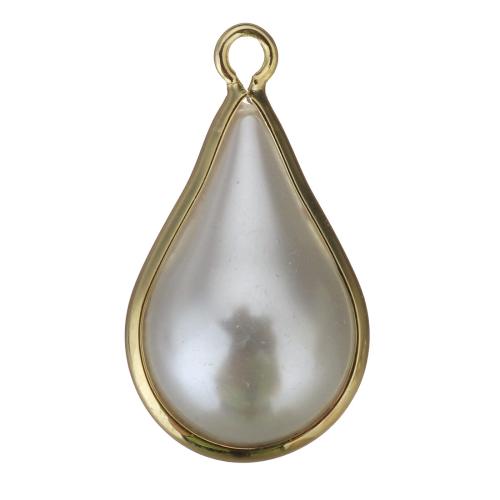 Brass Jewelry Pendants, Teardrop, different size for choice, gold, nickel, lead & cadmium free, Approx 100PCs/Lot, Sold By Lot