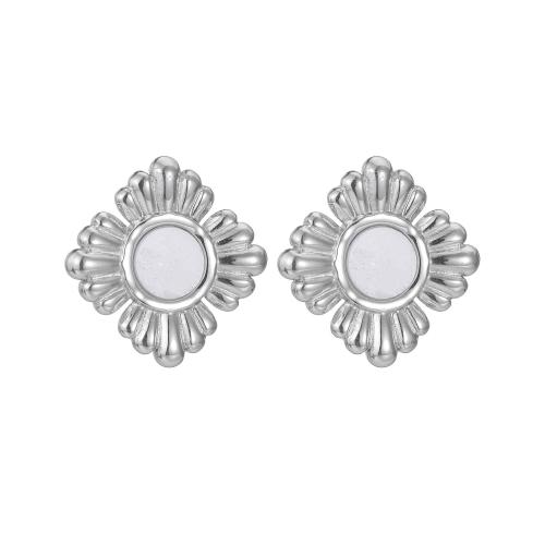 Boucle d'oreille de gaujon en acier inoxydable, Acier inoxydable 304, Placage, bijoux de mode & styles différents pour le choix & pour femme, plus de couleurs à choisir, Vendu par paire