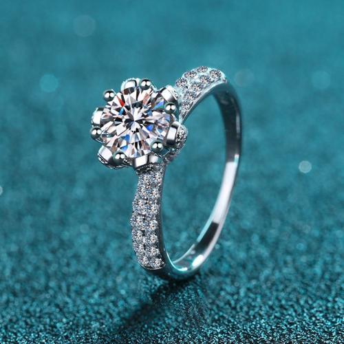 925 Sterling Silver Finger Ring, Flower, different size for choice & different styles for choice & for woman, US Ring Size:4.5-9, Sold By PC