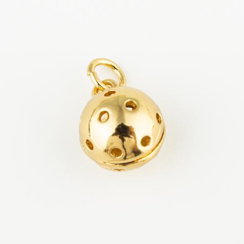 Brass Jewelry Pendants, fashion jewelry & Unisex, golden, 13x10mm, Hole:Approx 3mm, Sold By PC