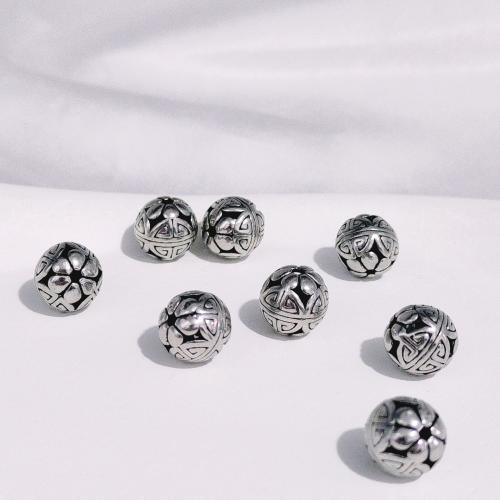 Tibetan Style Jewelry Beads, silver color plated, DIY, nickel, lead & cadmium free, 100PCs/Bag, Sold By Bag