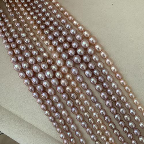 Cultured Rice Freshwater Pearl Beads, DIY, more colors for choice, about:4-9mm, Sold Per Approx 38 cm Strand