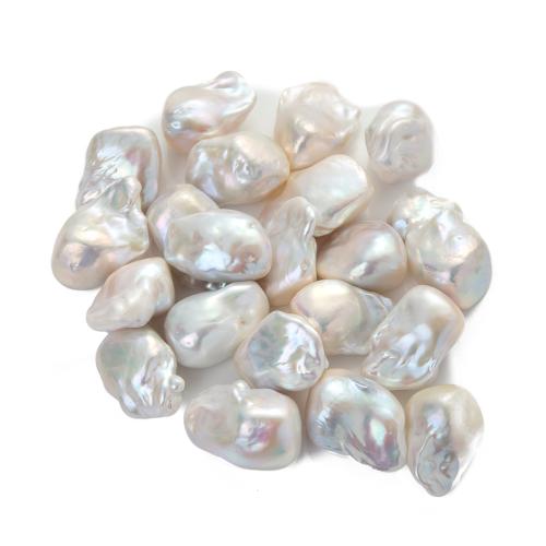 Cultured Baroque Freshwater Pearl Beads, DIY, white, aboutuff1a20-30mm, Sold By PC