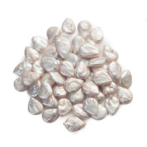 Natural Freshwater Pearl Loose Beads, Teardrop, DIY, white, aboutuff1a14-18mm, Sold By PC