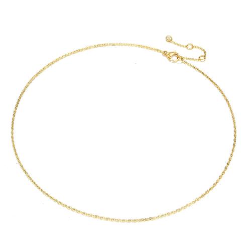 Collier de bijoux en acier inoxydable, acier inoxydable 316L, Placage, bijoux de mode & normes différentes pour le choix & pour femme, plus de couleurs à choisir, Vendu par PC