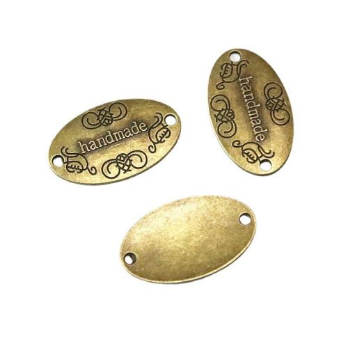 Tibetan Style Connector, antique bronze color plated, DIY & 1/1 loop, 19x32mm, 60PCs/Bag, Sold By Bag