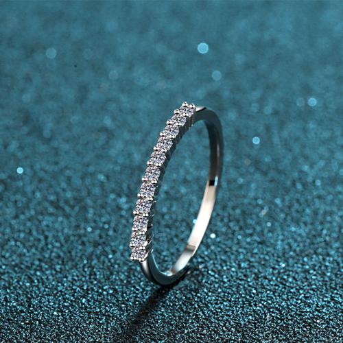 925er Sterling Silber Fingerring, verschiedenen Materialien für die Wahl & verschiedene Größen vorhanden & für Frau, Größe:4.5-9, verkauft von PC