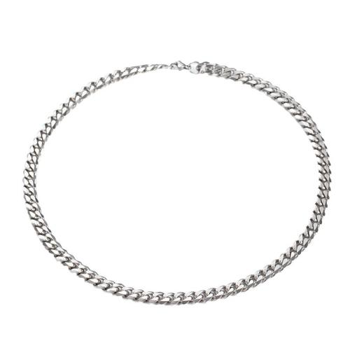 Stainless Steel Chain Necklace, 304 Stainless Steel, polished, fashion jewelry & different length for choice & Unisex, original color, Sold By PC