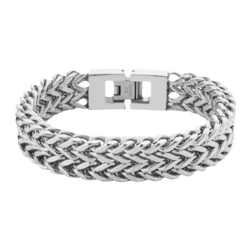 Stainless Steel Jewelry Bracelet, 304 Stainless Steel, fashion jewelry & for man, more colors for choice, Length:21 cm, Sold By PC