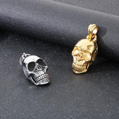 Stainless Steel Jewelry Necklace, 304 Stainless Steel, Skull, plated, different styles for choice & for man, more colors for choice, Sold By PC