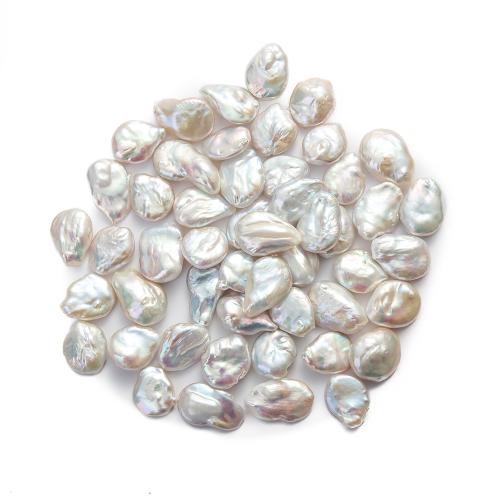 Cultured Baroque Freshwater Pearl Beads, DIY, white, 16mm, Sold By PC