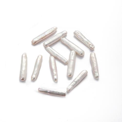 Cultured Biwa Freshwater Pearl Beads, DIY, white, about:9-26mm, Sold By PC