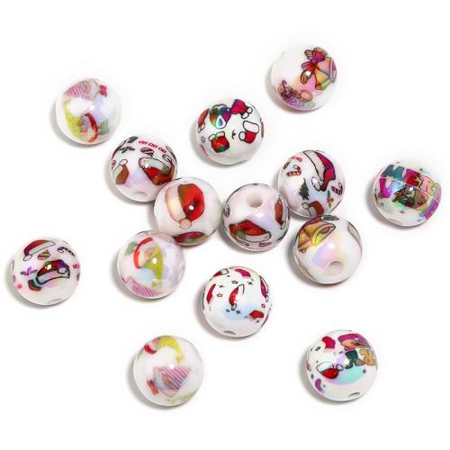 Acrylic Jewelry Beads, Round, DIY & different size for choice, more colors for choice, 16mm, 100PCs/Bag, Sold By Bag